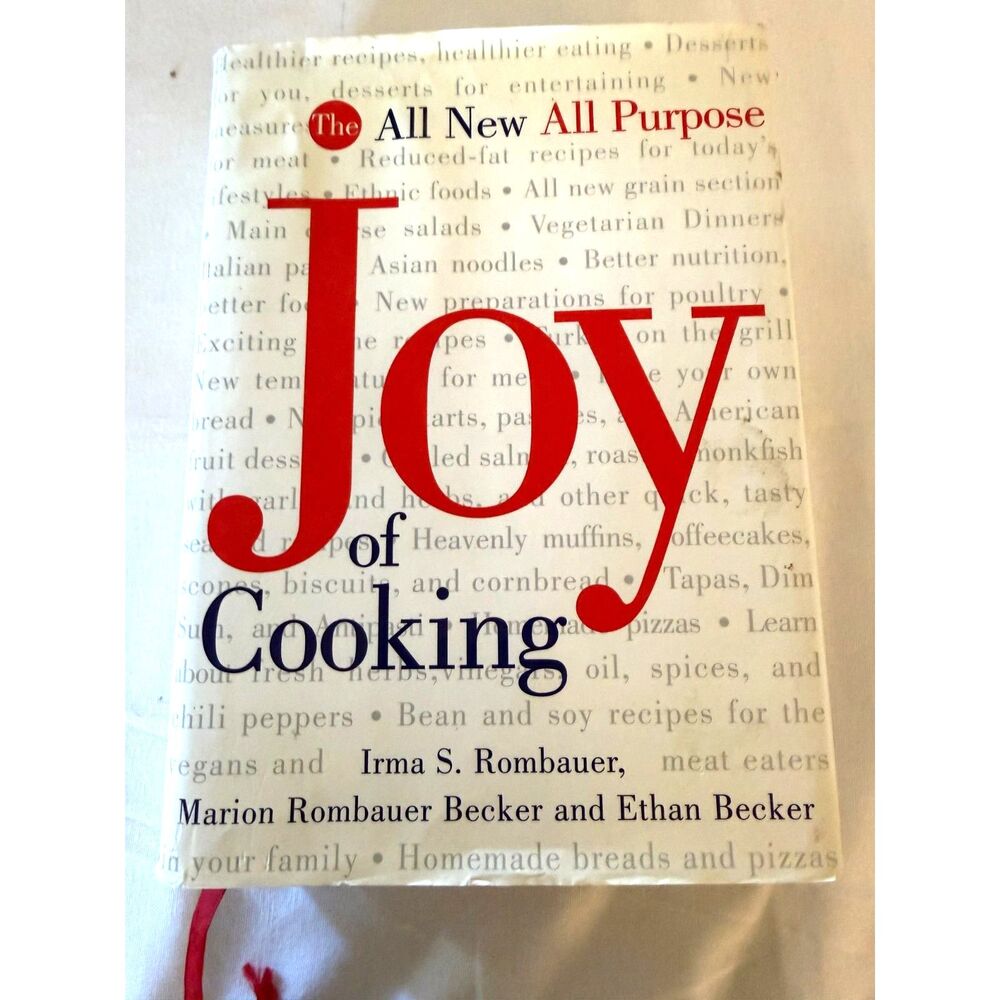 Vintage All New All Purpose Joy of Cooking 1997 Irm S Rombauer HC DJ